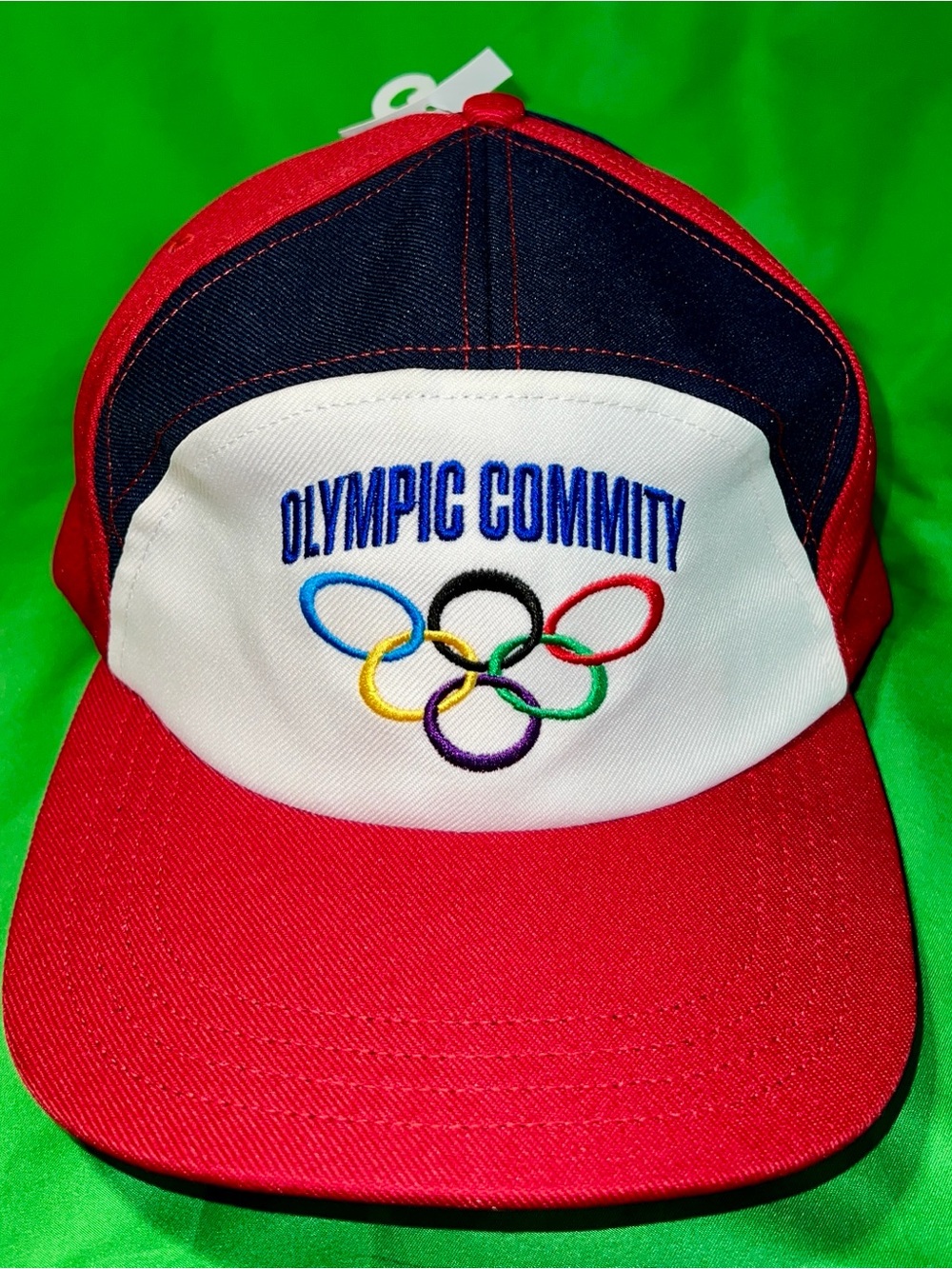 Olympic Commity Red, White & Navy Trucker Hat